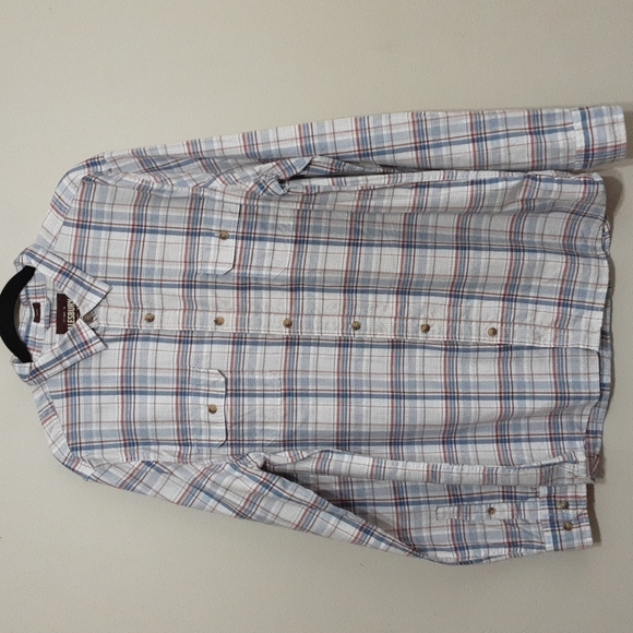 Alesbury men's plaid shirt button down casual size LT - Picture 2 of 8